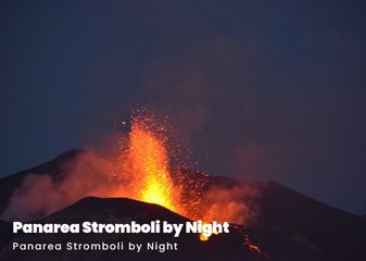 Panarea Stromboli by night